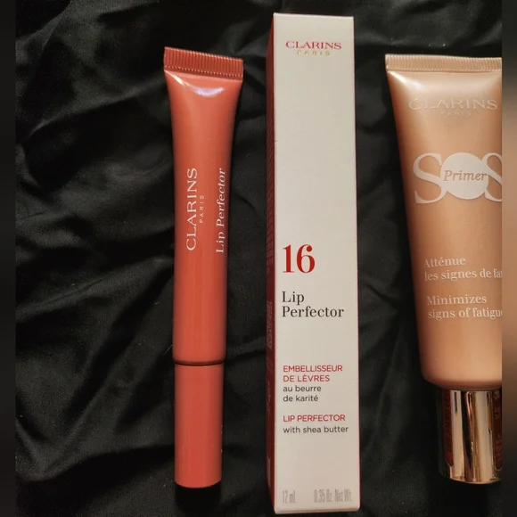 Brand New Clarins Lip Perfector and SOS Primer Set - Picture 6 of 8